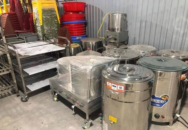 Nồi nấu cháo công nghiệp thanh lý chợ đồ cũ Minh Quang