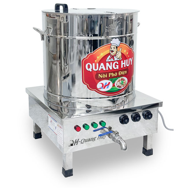 Nồi nấu phở điện 120L Quang Huy