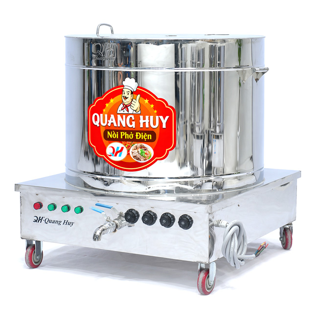 Nồi nấu phở điện 250L Quang Huy