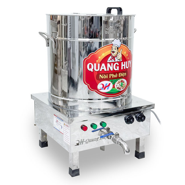 Nồi nấu phở điện 80L Quang Huy