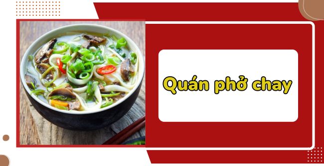 Quán phở chay