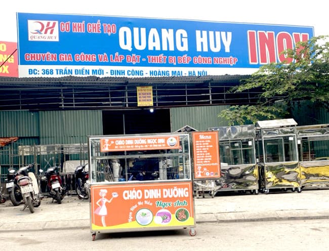 Tủ cháo dinh dưỡng Quang Huy