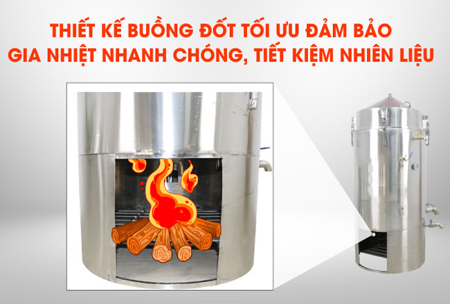 Tỏa nhiệt đều và nhanh, tối ưu thời gian chưng cất