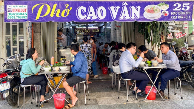 Địa chỉ quán phở Cao Vân