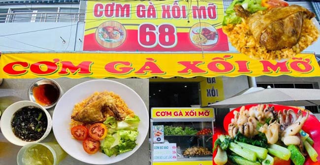 kinh doanh cơm gà xối mỡ