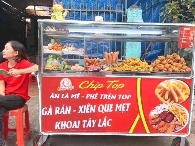 Kinh doanh xe đẩy bán hàng rong