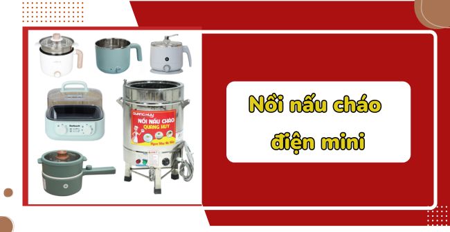 Nồi nấu cháo điện mini