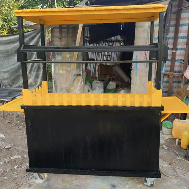 Phần thân và mặt ngoài bằng gỗ