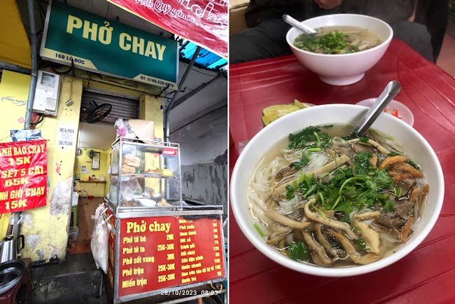 Phở chay 168 Lò Đúc