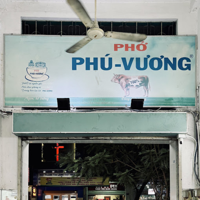 Địa chỉ phở Phú Vương