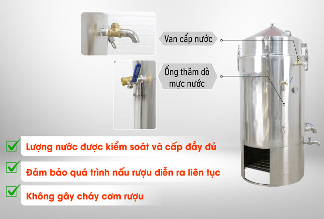 Van cấp và thăm nước tiện dụng