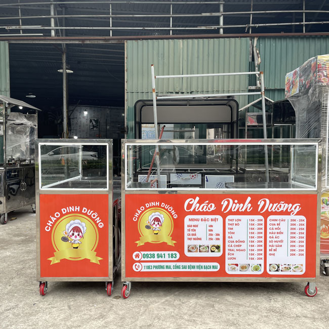 Xe bán cháo dinh dưỡng Quang Huy