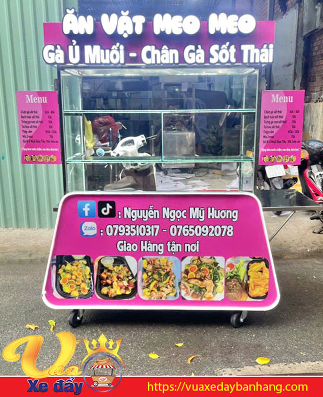 Xe cá viên chiên Vua xe đẩy
