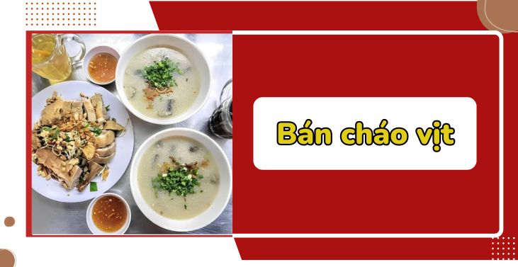 Bán cháo vịt