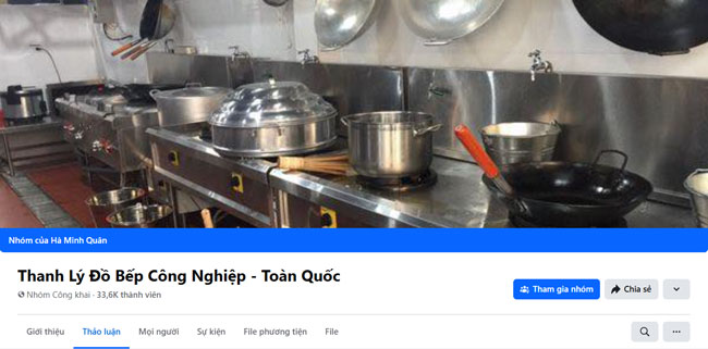 Mua hàng qua hội nhóm Facebook