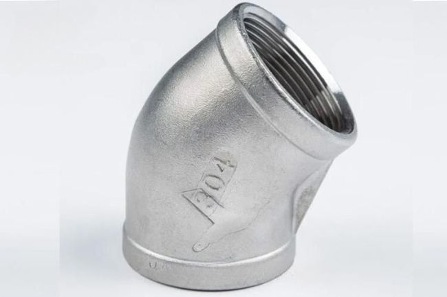 Chếch ren inox