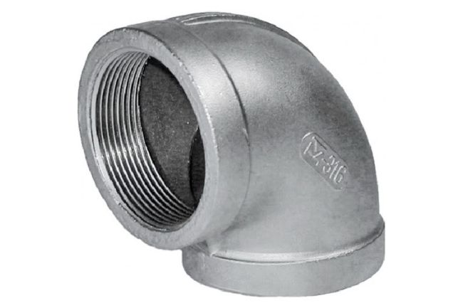 Cút ren inox