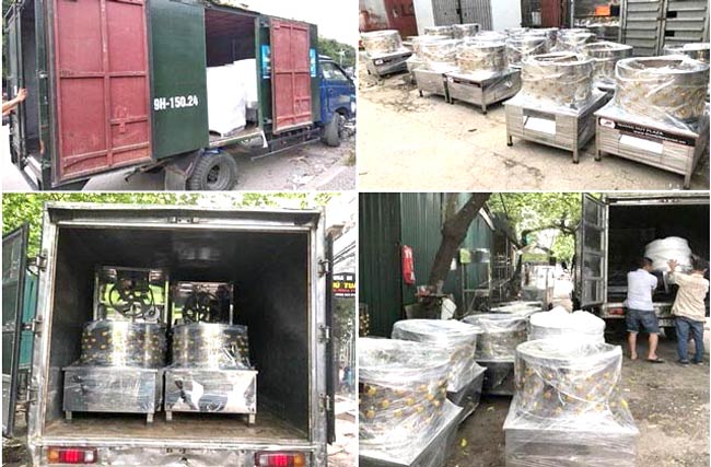 Hỗ trợ giao hàng máy vặt lông gà