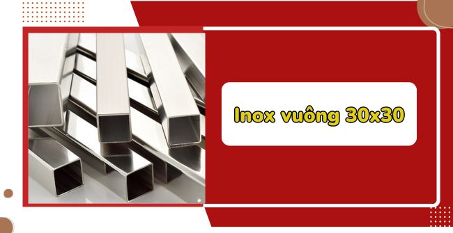 Inox vuông 30x30