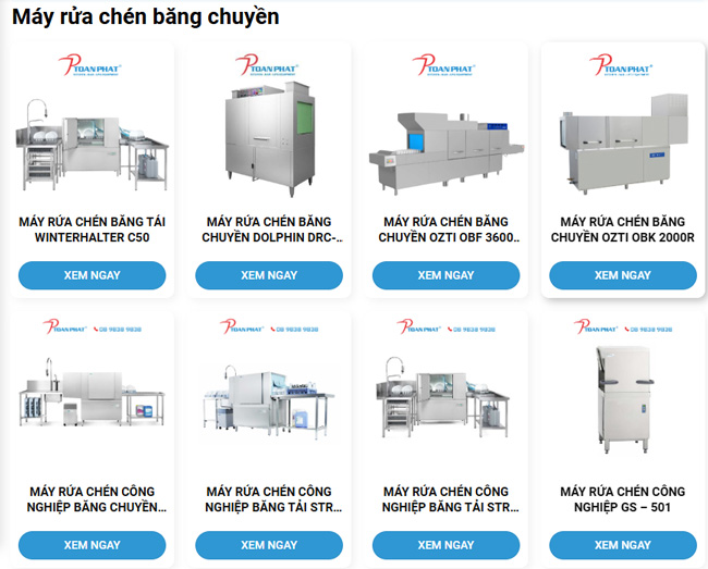 Máy rửa bát Toàn Phát