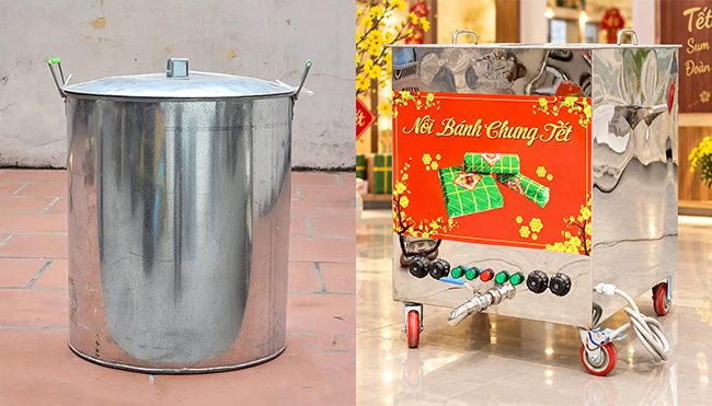 Nên chọn nồi bánh chưng điện hay nồi tôn