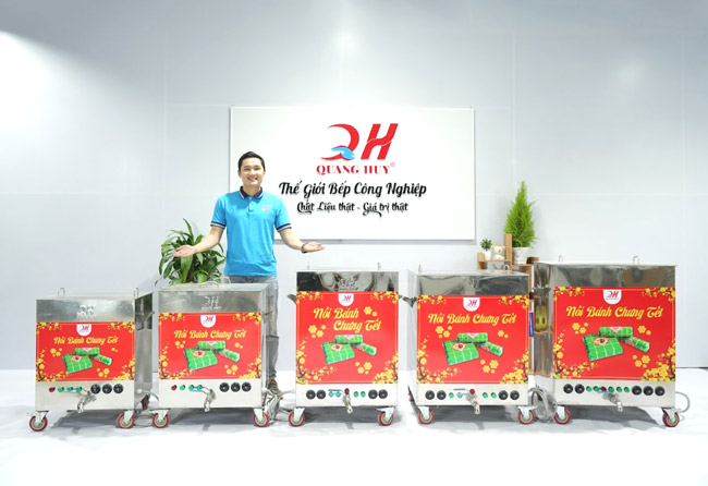 Nồi bánh chưng Quang Huy giá tốt