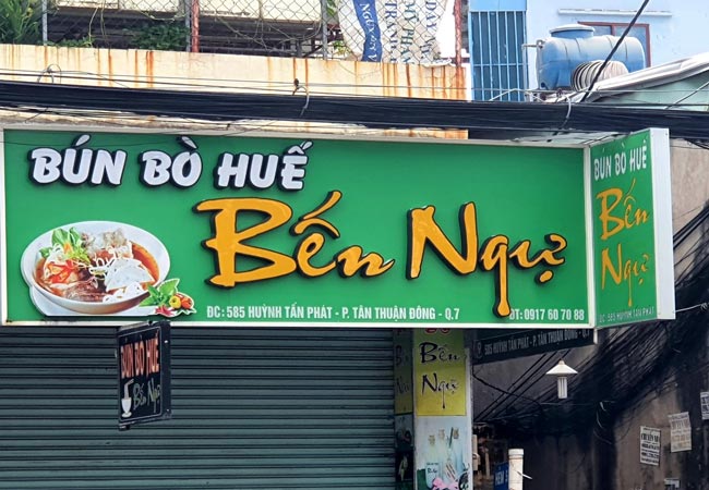 Bún bò Huế Bến Ngự