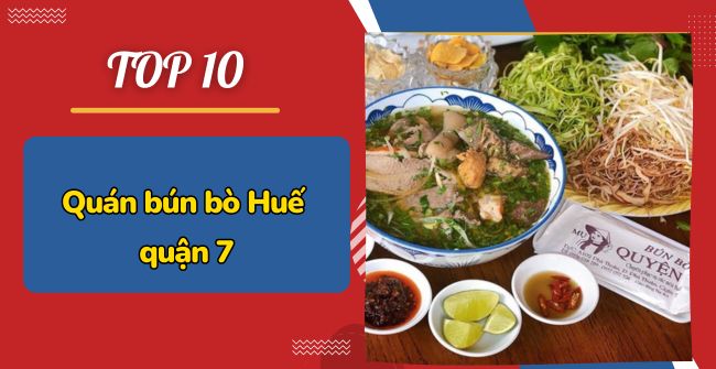 Quán bún bò Huế quận 7