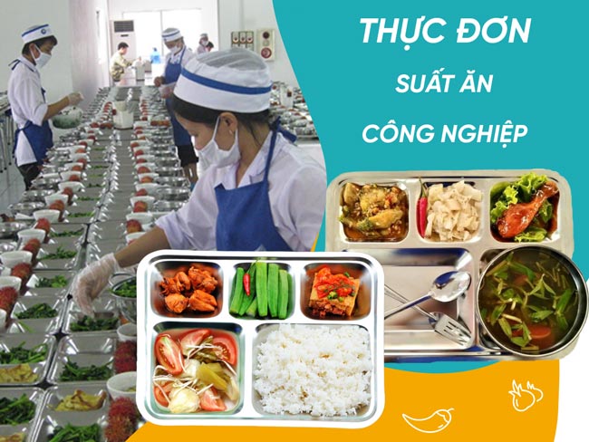 Các thực đơn cho bếp ăn công nghiệp