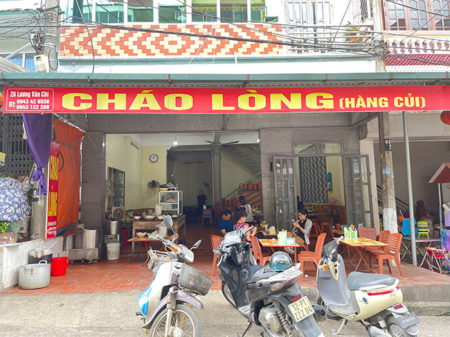 Tìm địa điểm mở quán cháo lòng