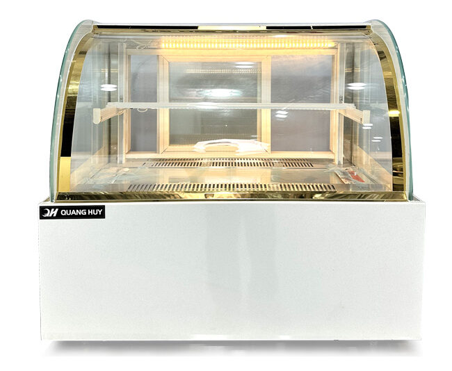 Tủ bánh kem 90cm kính cong 2 tầng mở rộng góc nhìn sản phẩm
