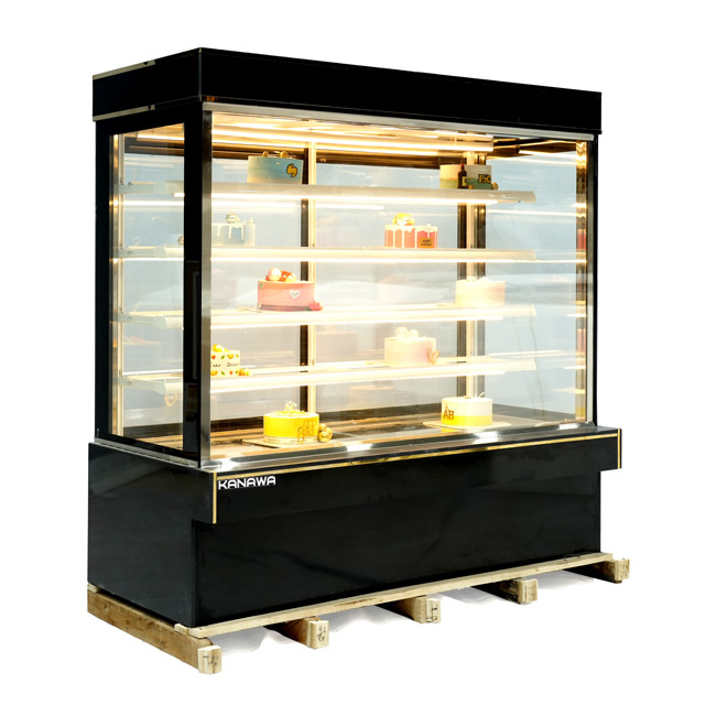 Tủ trưng bày bánh kem 1m8 5 tầng dễ vệ sinh