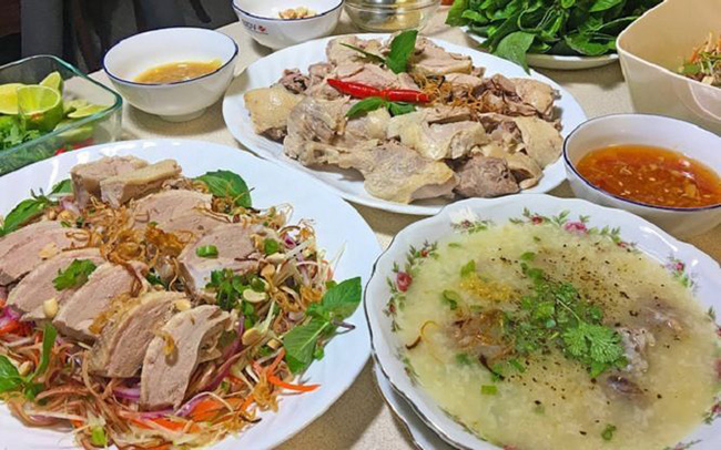 Xây dựng thực đơn cháo vịt