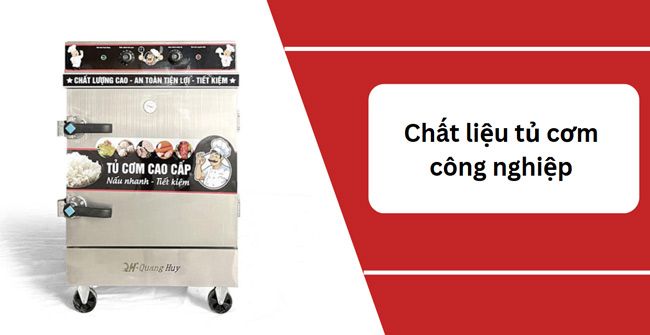 chất liệu tủ cơm công nghiệp