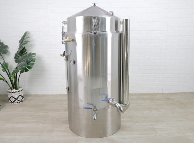 Nồi nấu rượu bằng củi chất liệu inox bền bỉ