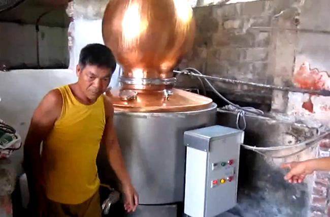 Hệ thống điều khiển của nồi nấu rượu hồ lô