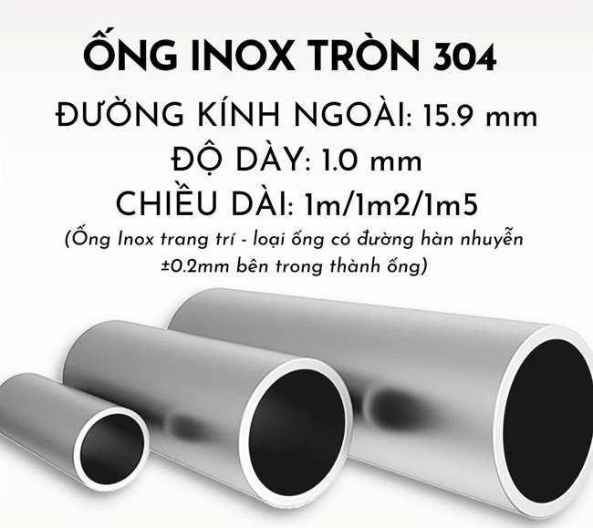 Ống inox 304