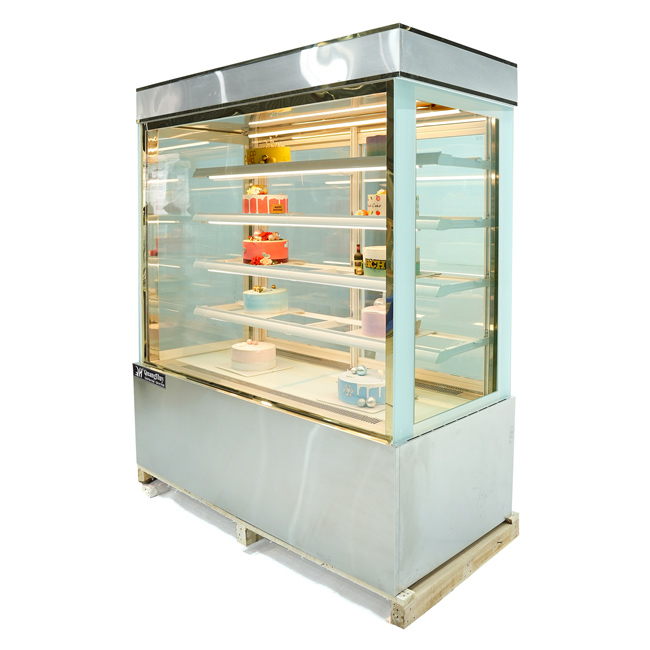 Tủ bánh kem 1m5 5 tầng cửa sau chất lượng