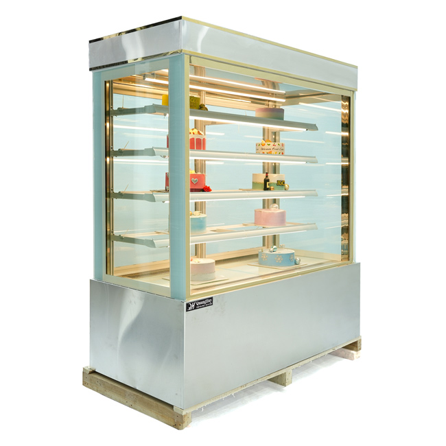 Tủ bánh kem 1m5 5 tầng cửa sau phù hợp với nhiều mô hình