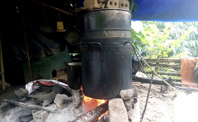Nguyên lý hoạt động của nồi rượu tự chế