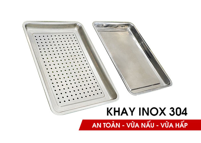 Khay hấp inox