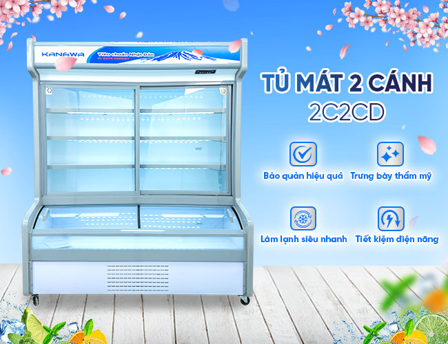 Tủ mát Kanawa 2C2CD