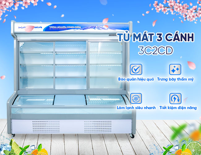 Tủ mát Kanawa 3C2CD