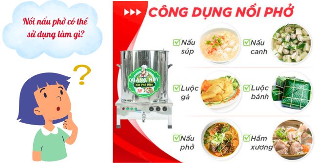 Nồi nấu phở có thể sử dụng làm gì