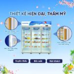 Tủ mát 3 cánh KW-LC-1800FS 1348L mới