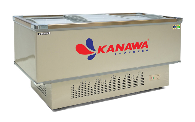 Tủ đông nằm 3 cánh kính 800L dài 2m CN2000