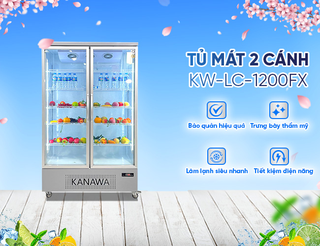 Tủ mát 2 cánh LC-1200FX 1038 lít