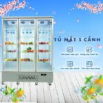 Tủ mát 3 cánh 1500L KW-LC-1500FX