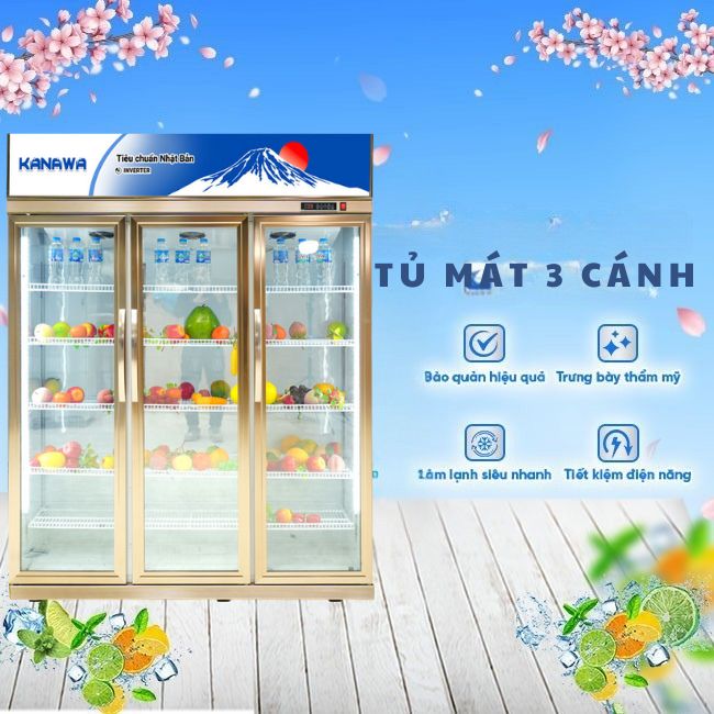 Tủ mát 3 cánh KW-3C1CDGM 1180L