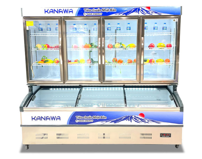 Tủ mát 4 cánh 2 chế độ